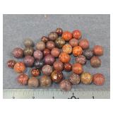 Antique Bennington Glazed Marbles Collection
