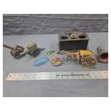 Antique German Lehmann Windup Mule & Toys
