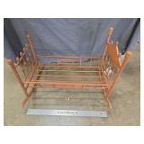 Miniature Jenny Lind Style Doll Cradle