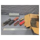 Marx Tin Lithograph Train Set with Tracks