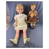 Mid-Century Vinyl Collectible Dolls Pair