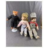 Porcelain Dolls & Tuxedo Bear Collection