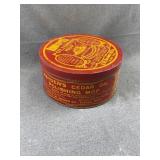 Antique E.W. Hayden Ruby Gloss Tin Mop