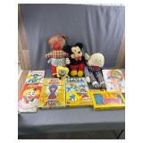 Plush Dolls & Colorforms Play Sets