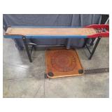 Antique Double Sided Carrom & Bowling Set