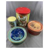 Collectible Metal Tins - Currier & Ives