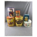 Collectible Food Advertising Tins Lot