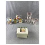 Glassware Lot: Garfield, Disney, Ohio State