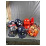 Souvenir Baseball Helmets & Megaphone Lot