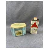 Zippo Lighter Fuel Can & Hunting Scene Tin