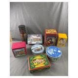 Advertising & Holiday Lithograph Tin Canisters