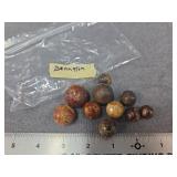 Antique Bennington Clay Marbles Collection