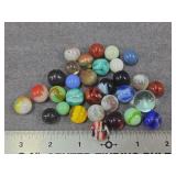 Assorted Collectible Glass Marbles Lot