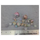 Antique Glass Marbles Collection - Swirl & Onionsk