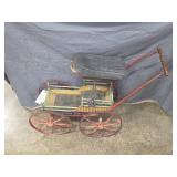 Antique Victorian Doll Carriage Stroller