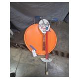 Spalding Tennis Racket, Pogo Stick & Sled Lot