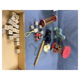 Antique Wooden & Plastic Toy Collection