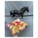 Vintage Lone Ranger Smoke Horse & Doll Parts Lot