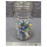 Atlas E-Z Seal Jar with Assorted Marbles