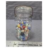 Ball Ideal Presto Jar with Glass Marbles