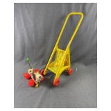 Fisher Price Little Snoopy Pull Toy & Stroller