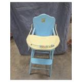 1950s Amsco Doll-E-Hichair Metal Toy High Chair