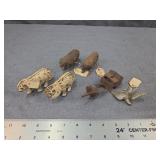 Antique Cast Iron Bear Banks & Animal Figures