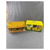 Ertl John Deere Wooden Tractor & Tin Cabin