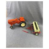 Ertl Allis-Chalmers Toy Tractor & Grain Drill