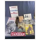 Vintage Political Ephemera & Birch Bark Canoe