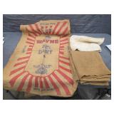 Wayne Allied Mills Burlap & Canvas Bags