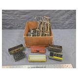 Lithographed Tinplate Toy Trains & Track Lot