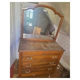 Dresser With Mirror- 39 X 18 X 35H