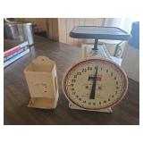 Kitchen Scale And Match Holder