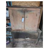 2 Piece Wood Cabinet