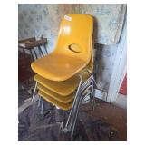 4 Yellow Chairs