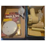 Kiddie Smoke And Fire Alarm & Bread Maker And Grin