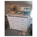 White Wash Stand - No Top Contents