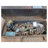 Toolbox W Misc. Nuts & Bolts Clevis