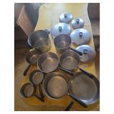 Revere Waare Pots And Pans. Copper Bottom