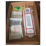 Local Advertising Memorabilia- Thermometers And Ra