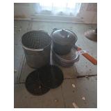 Cast Iron Pot, Alum. Roaster & Stuffer Parts