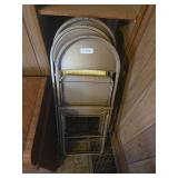 3-Metal Folding Chairs