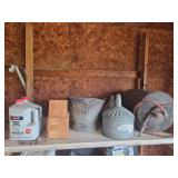 Shelf W Air Tank, Coal Bucket, Misc.