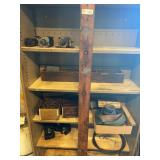 Metal Shelving Unit with Shop Supplies