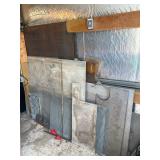Various sheets of metal
