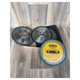 10-Inch Circular Saw Blades Lot - Craftsman & DeWa