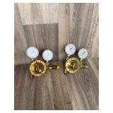MECO Brass Welding Gas Regulators Set