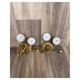 Meco Brass Oxy Acetylene Gas Regulators