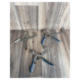 3 Automaxx Woodworking Face & Locking Clamps